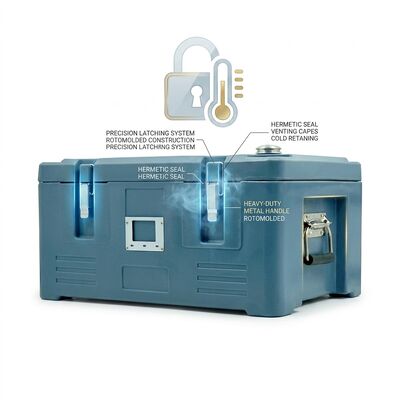Warmtehoudende 45L geïsoleerde voedselpan drager GN pan catering thermische transportdoos