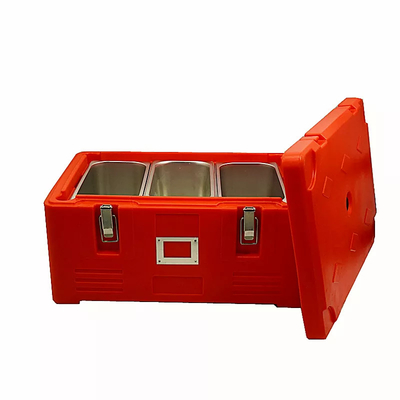 Hitte die het Geïsoleerde van het het Voedselverwarmingstoestel van de Voedselcontainer Plastic Kabinet 12kgs behouden