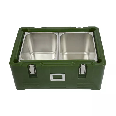 Hitte die het Geïsoleerde van het het Voedselverwarmingstoestel van de Voedselcontainer Plastic Kabinet 12kgs behouden