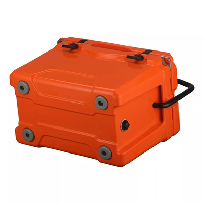 Duurzaam 25L Rotomoulded Product Rolling Ice Chest voor buitengebruik en levering