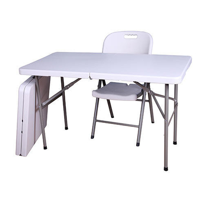 4ft Regelbare Witte Plastic Picknick die Lijststoel voor Gebeurtenis voor Tuin vouwen Openlucht