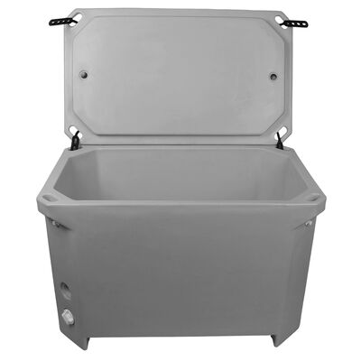 Rotomolded Cooler Box with High Density PU Foam, Folk Lift Feet, and Ice Detention Time 3 to 5 Days for Seafood Processing