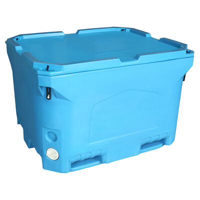 Heavy Duty 660L Rotomolded Cooler Box met 50 mm PU-schuim en Folk Lift bodem voor visvervoer