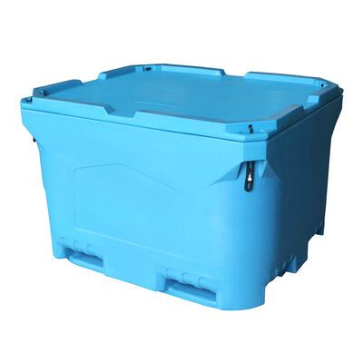 Heavy Duty 660L Rotomolded Cooler Box met 50 mm PU-schuim en Folk Lift bodem voor visvervoer