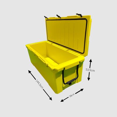 240QT Grote Rotomolded Koelbox – Zware Buiten IJsbox voor Vissen & Reizen