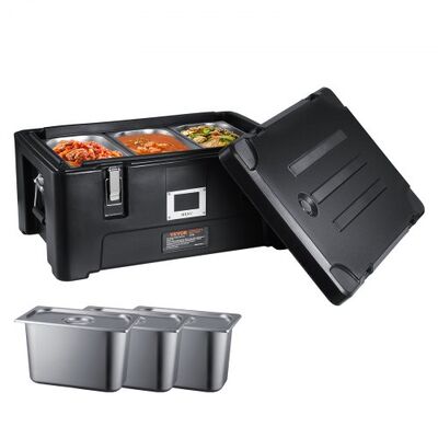 Stapelbare Geïsoleerde Voedseltransportbox voor GN-bakken – Commerciële Catering Voedseldrager