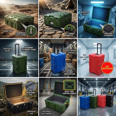 Custom Foam Rotomolded Tool Box CNC-Cut Insert LLDPE Precision Tool Organization Case voor professionele technici