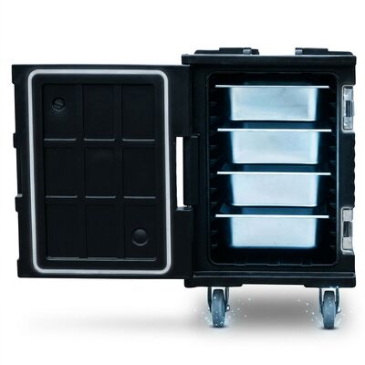 Plastic geïsoleerde voedseldrager 25L lichtgewicht rotomolded thermische doos Compact catering container