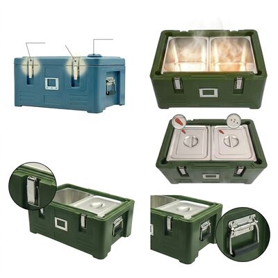 30L Geïsoleerde Food Pan Carrier Heavy Duty Bakplaat Compatibel Catering Thermisch Transport