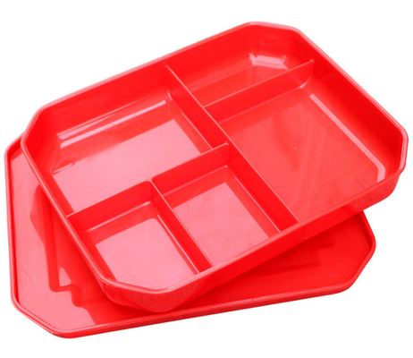 Dienbladen van de kinderen de Opnieuw te gebruiken Plastic Lunch voor zich Sociale Groepen het Richten