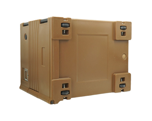 120L de Pannen van Front Loading Rotomoulded Products GN isoleerden Hete Doos met Wielen