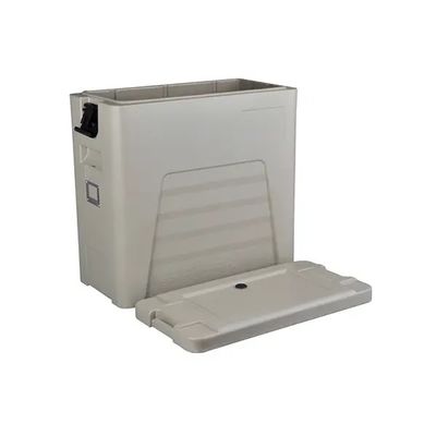CE-goedgekeurde thermische voedseltransportcontainer van 110 liter met nylon handvat, afneembaar deksel Cateringbox met vier wielen