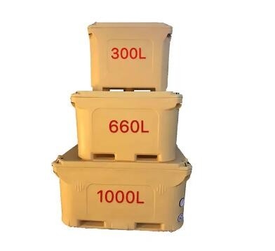 de Koelere Doos van 300L Rotomolded, Visserij Koele Bak met Pu-Isolatie