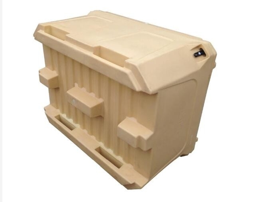1000L geïsoleerde voedingsmiddelencontainer / warmvoedingscontainer met palletvormige velgen aan de onderkant
