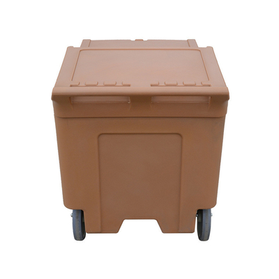 200lb mobiele Geïsoleerde Ijstheebus Regelbaar Plastic With Wheels