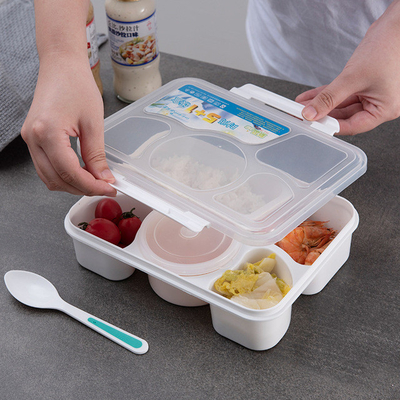 1170ml opnieuw te gebruiken Plastic Lunchcontainers met de Koppen van het Soepwater