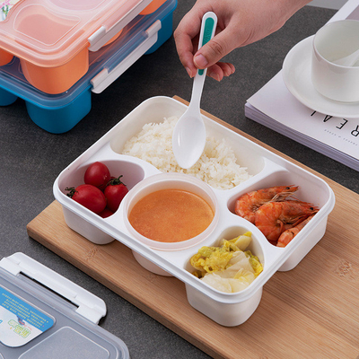 1170ml opnieuw te gebruiken Plastic Lunchcontainers met de Koppen van het Soepwater
