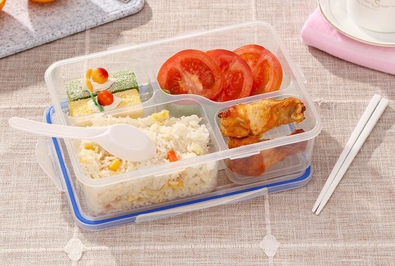 Van de Lunchcontainers van de voedselrang pp de Opnieuw te gebruiken Plastic Lichtgewicht Draagbare Leuke Verdeler