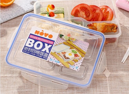Van de Lunchcontainers van de voedselrang pp de Opnieuw te gebruiken Plastic Lichtgewicht Draagbare Leuke Verdeler