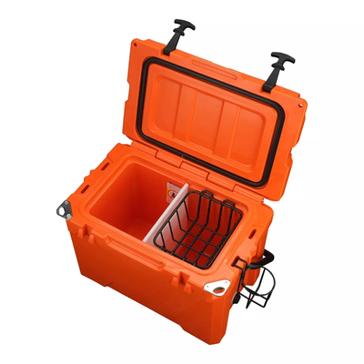Duurzaam 25L Rotomoulded Product Rolling Ice Chest voor buitengebruik en levering