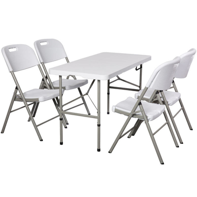 4ft Regelbare Witte Plastic Picknick die Lijststoel voor Gebeurtenis voor Tuin vouwen Openlucht