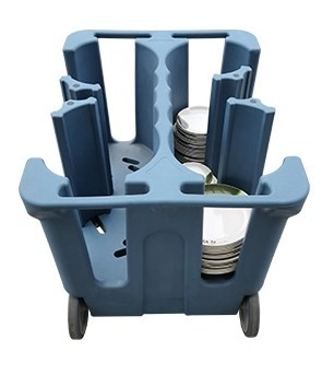 Restaurant Verstelbare Schotel Caddy Opbergkarren Servies Trolley